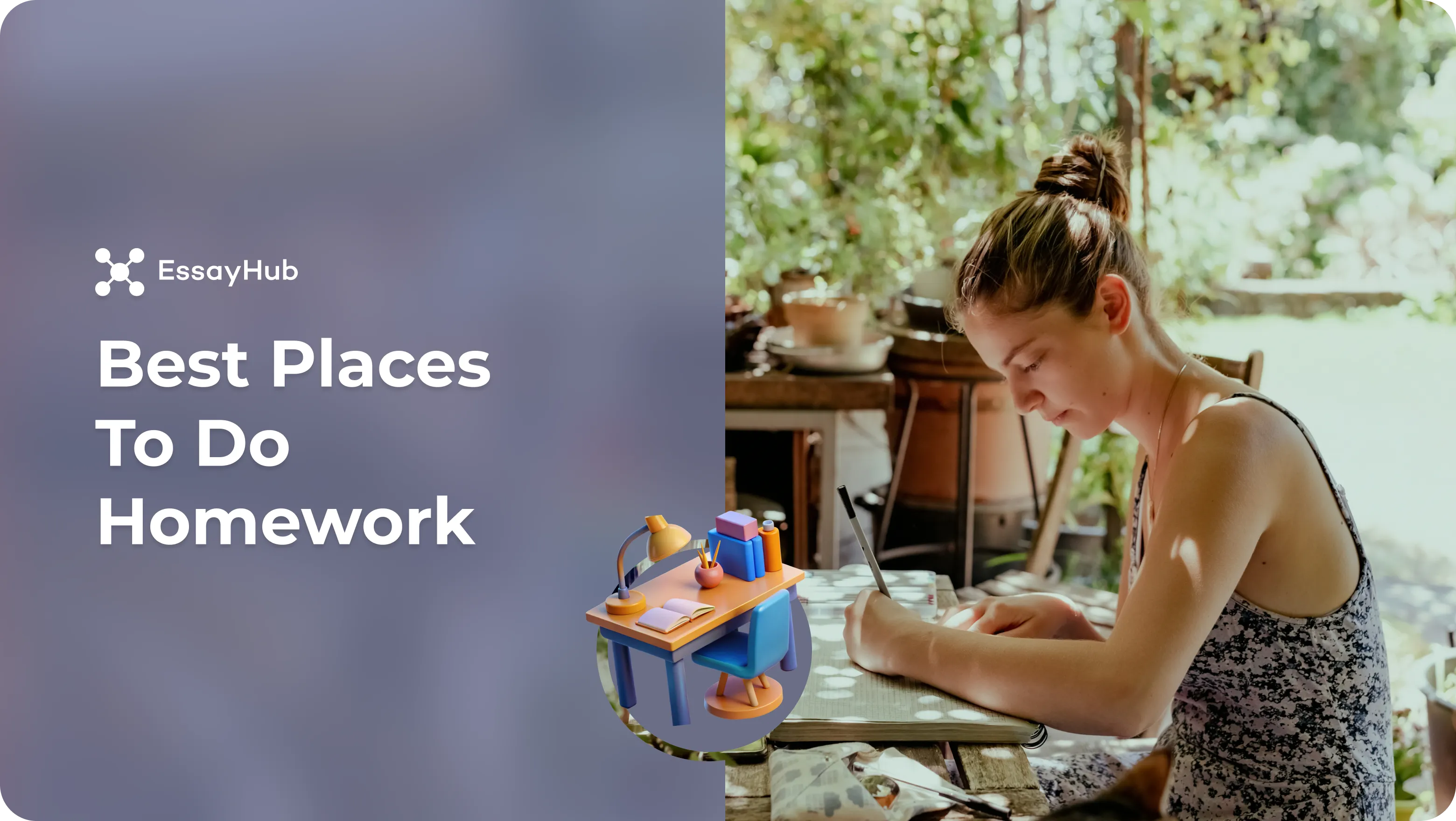 best places to do homework